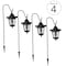 Pure Garden Hanging Solar Coach Lights, 26 Outdoor Lights with Hanging Hooks, 4PK 50-LG10562 - alternate 3